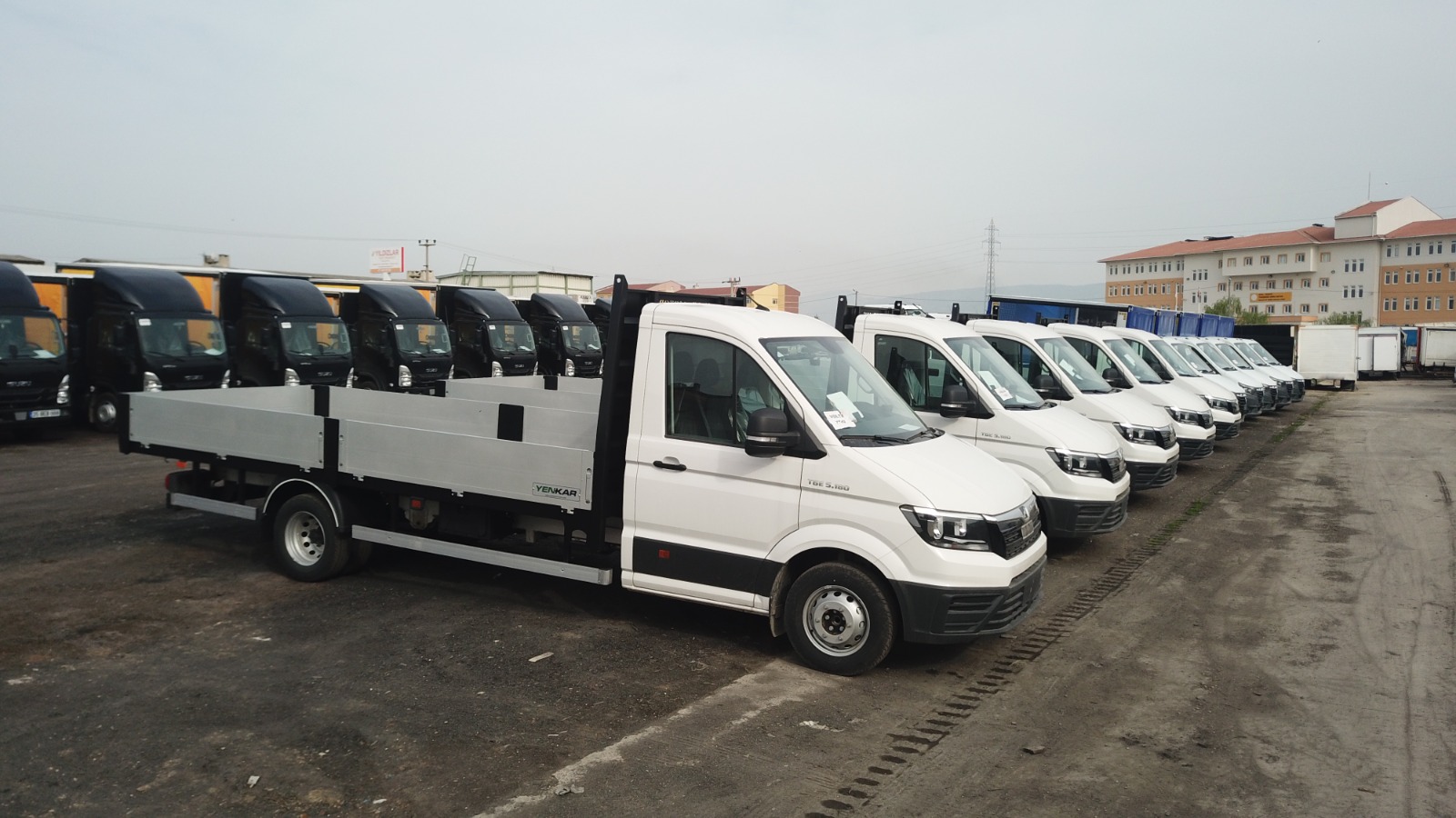 Low Loader yük güvenliği bağlama görseli